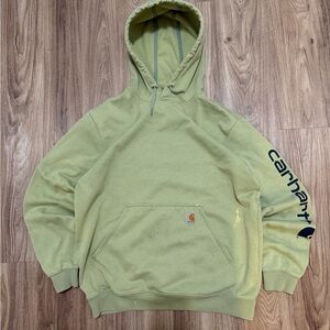 Carhartt Olive Green Hoodie for Men